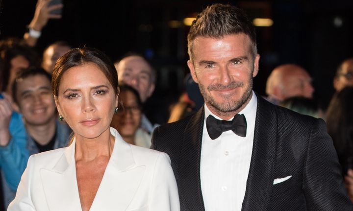 Victoria and David Beckham at the GQ Awards in 2019