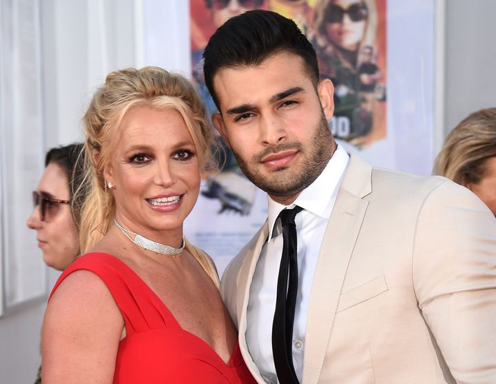 Britney with her husband Sam Asghari