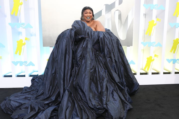 Lizzo on the VMAs red carpet