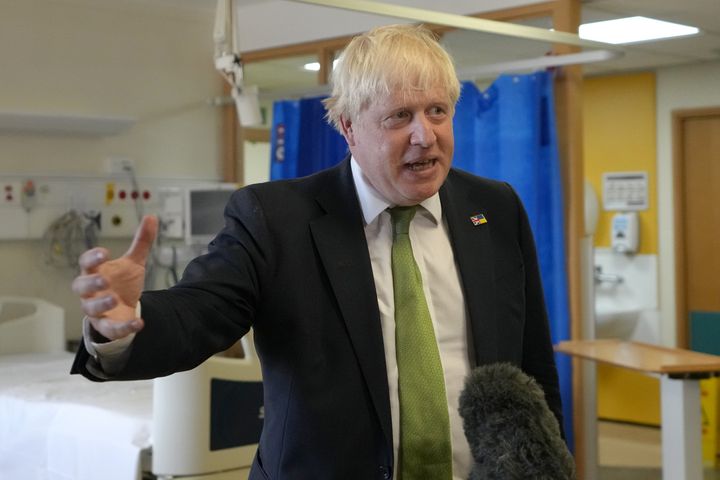 Boris Johnson has only a week left as prime minister.