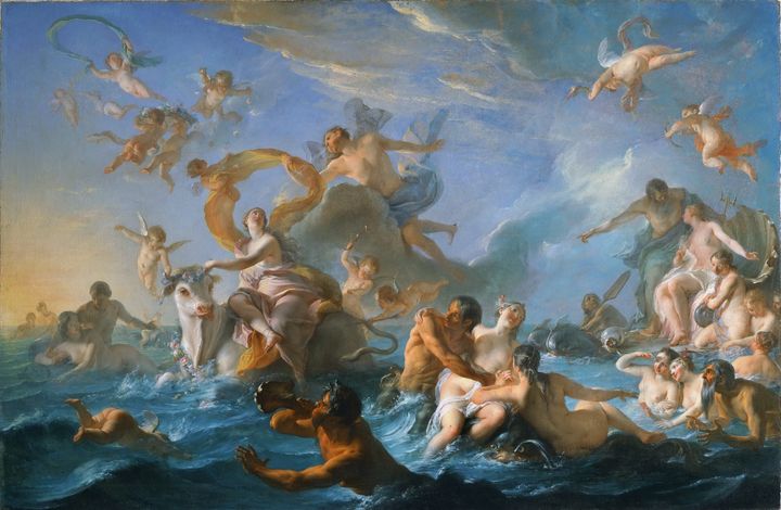 «Η Αρπαγή της Ευρώπης» 1727 του Νοέλ-Νικολά Κουαπέλ