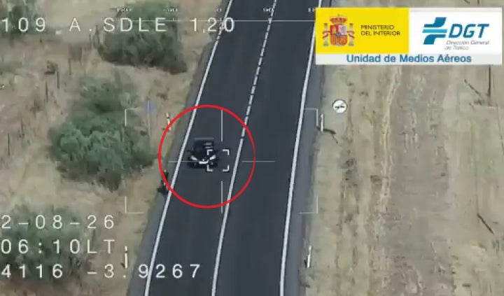 El conductor aplaudido por la DGT.