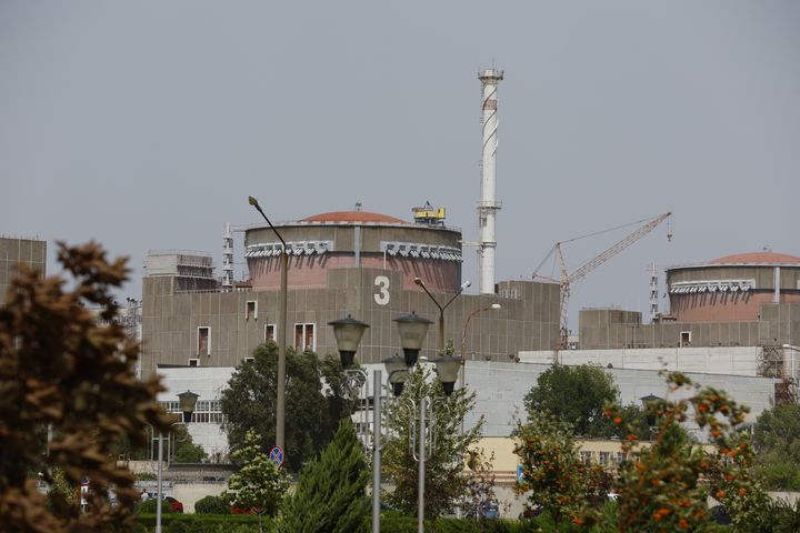 Φωτογραφία που τραβήχτηκε στις 22 Αυγούστου 2022 δείχνει τον πυρηνικό σταθμό της Zaporizhzhia. (Photo by Victor/Xinhua via Getty Images)