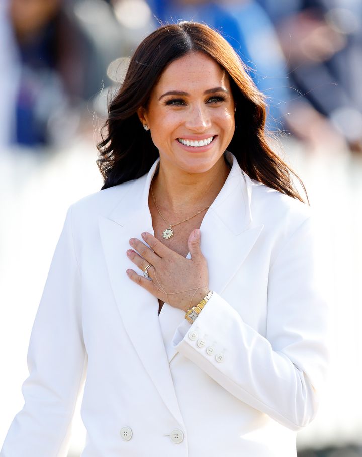 Meghan at an Invictus Games event earlier this year