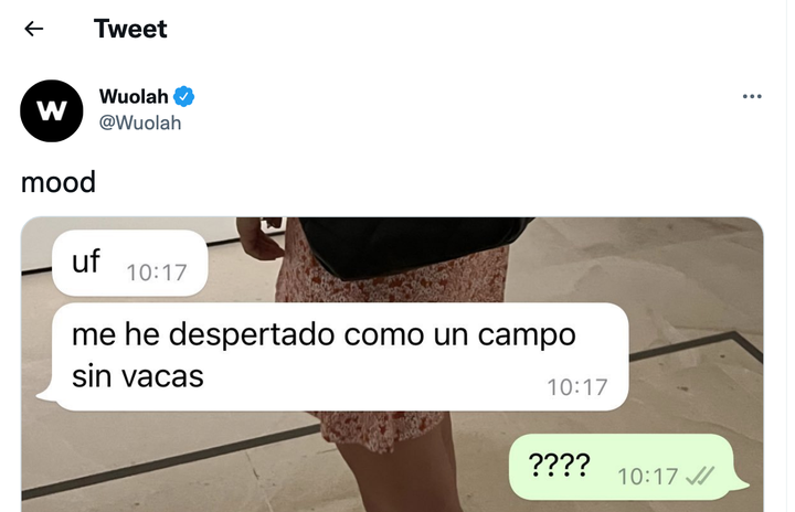 Tuit viral.