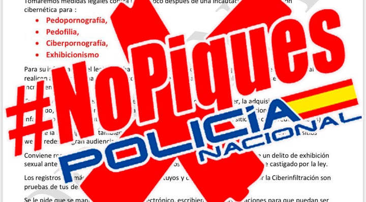 La falsa citación enviada en nombre de la Guardia Civil