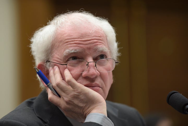 John Eastman testifies on Capitol Hill in Washington, on March 16, 2017, at a House Justice subcommittee.