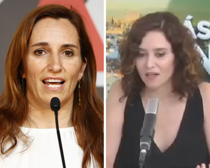 Mónica García e Isabel Díaz Ayuso.