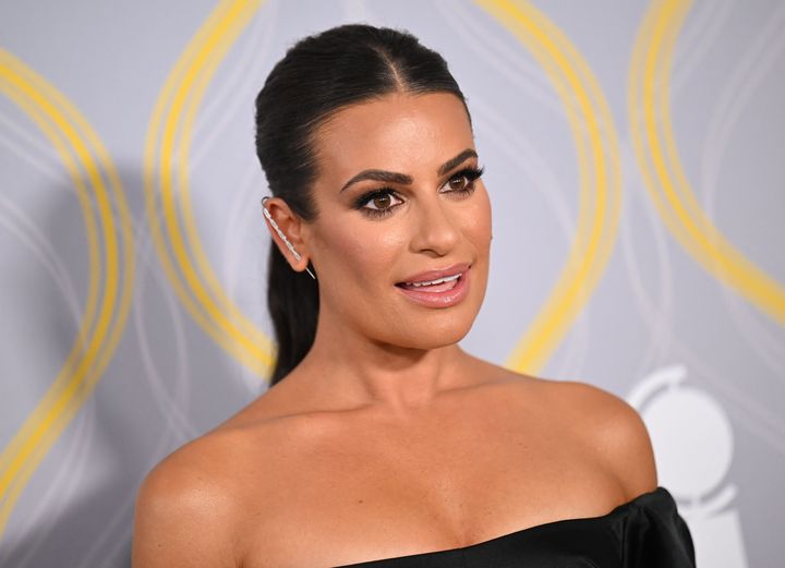 Lea Michele attends the 2022 Tony Awards in June.