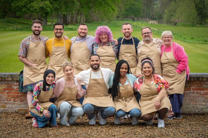 The cast of the Great British Bake Off 2022