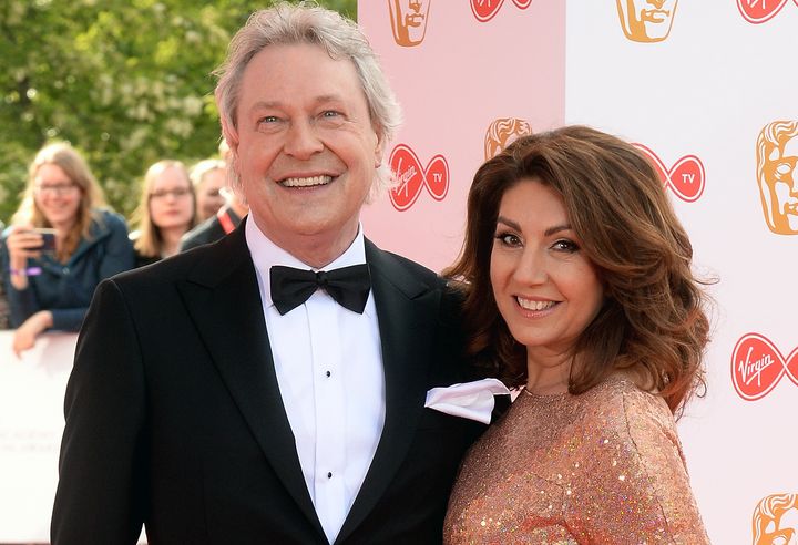 Jane and Eddie pictured at the TV Baftas in 2018