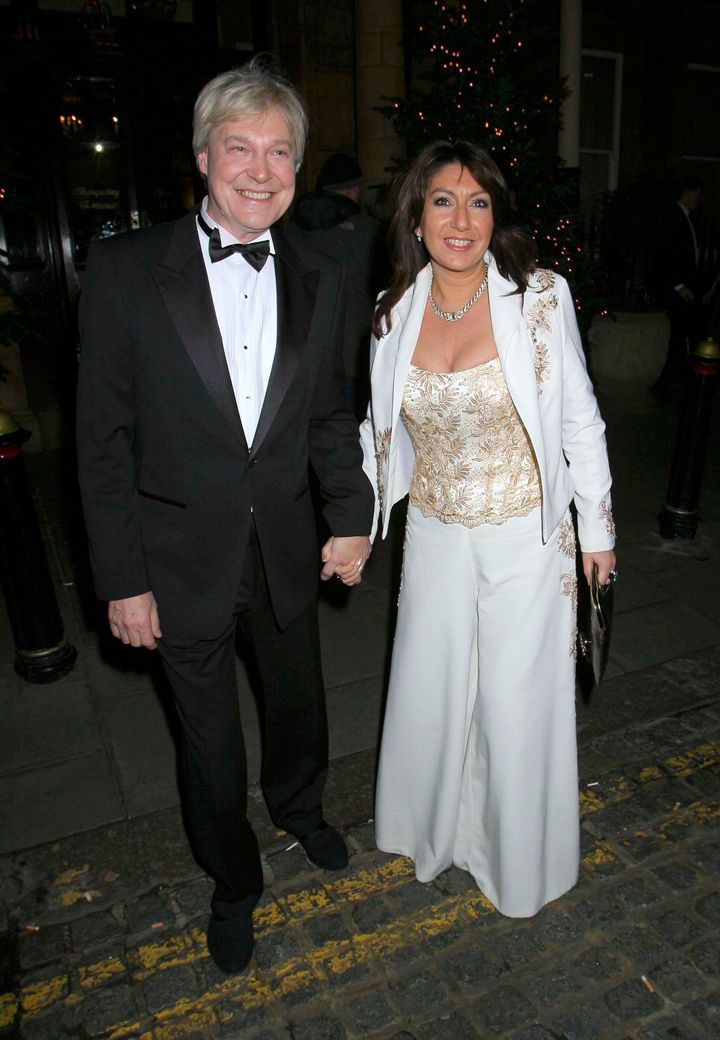 Eddie and Jane after they reunited in 2008