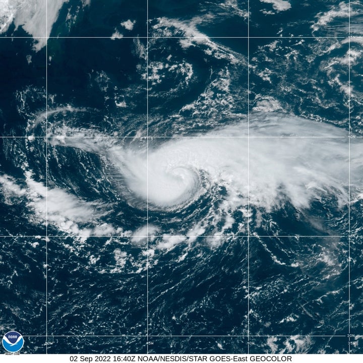 There are no coastal watches or warnings in effect as Tropical Storm Danielle strengthens into a hurricane.