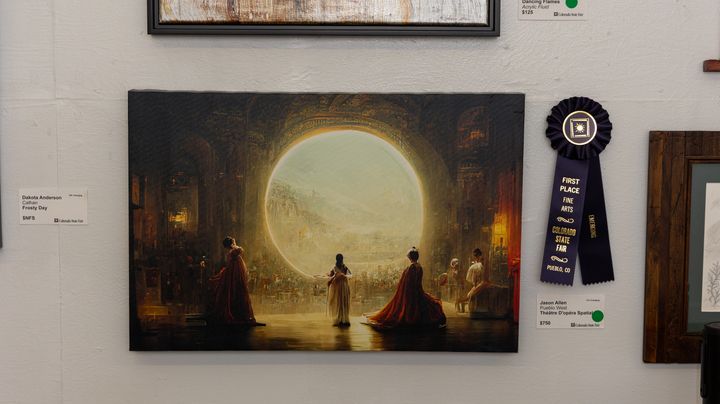 An AI-generated artwork from Jason Allen won first place in a competition at the Colorado State Fair this summer.