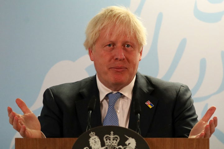 Boris Johnson, primer ministro de Reino Unido.