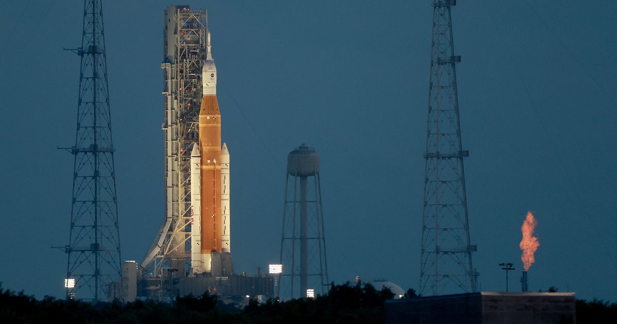Une fuite de carburant ruine le deuxième tir de la NASA lors du lancement d’une fusée New Moon