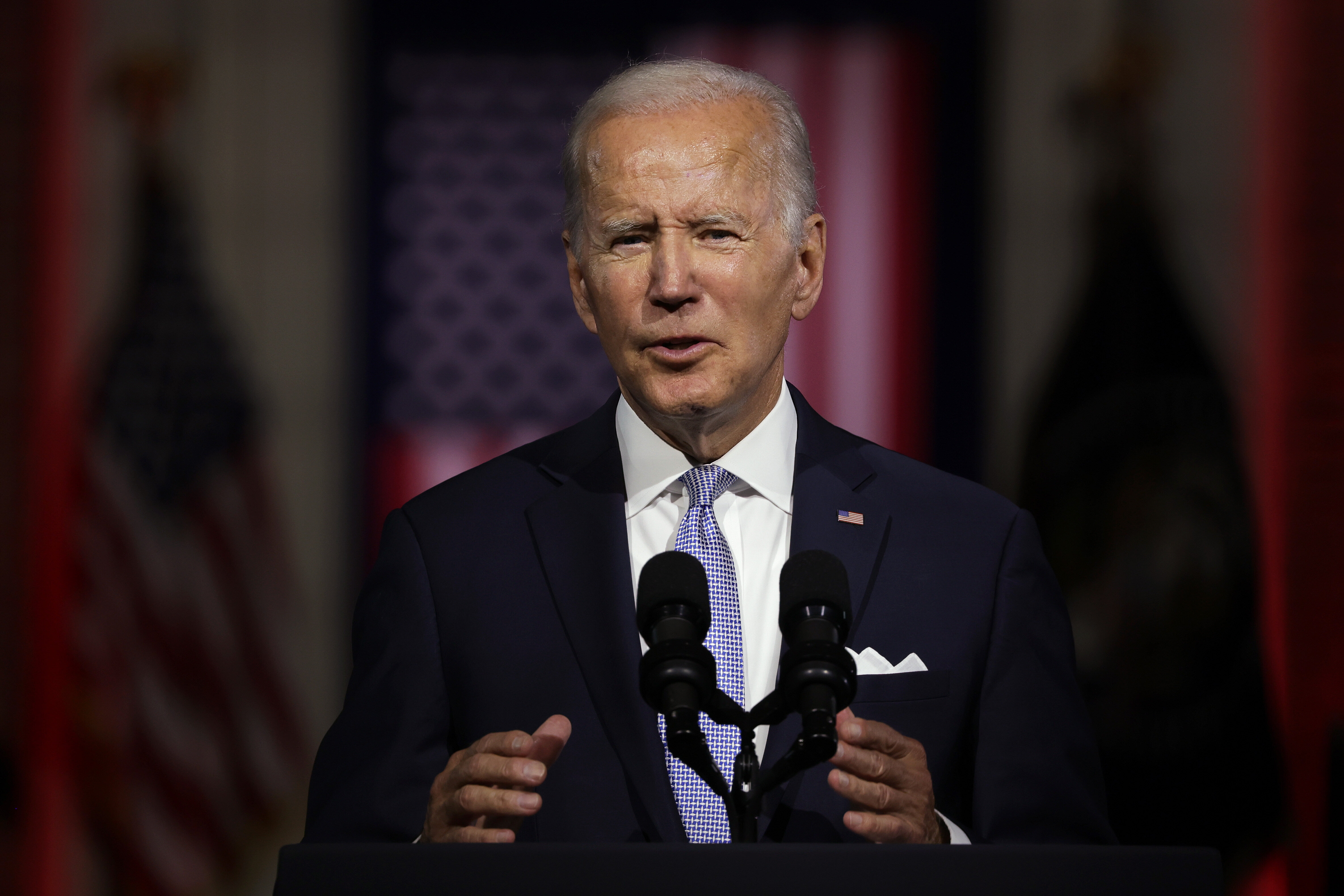 Joe Biden Visitant 2 États Swing Le Jour De La Fête Du Travail Alors ...