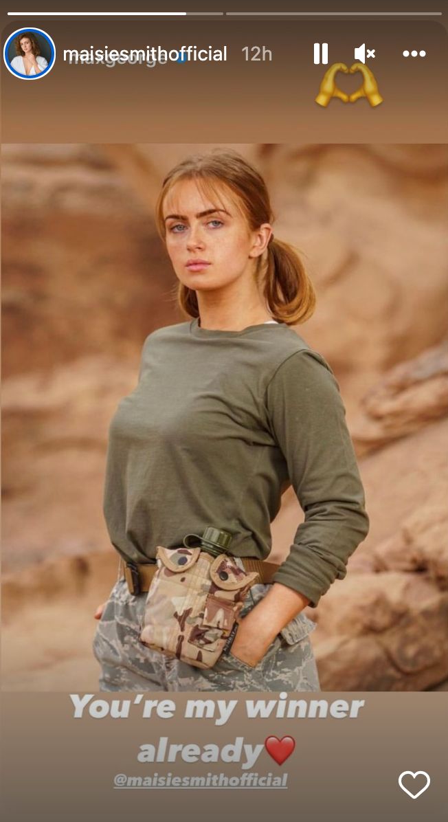 Maisie Smith is currently appearing on Celebrity SAS: Who Dares Wins