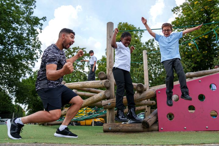 Louis Smith hosted The Ultimate Playground Games