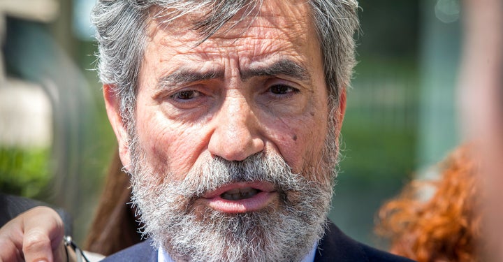El presidente del Consejo General del Poder Judicial y del Tribunal Supremo, Carlos Lesmes