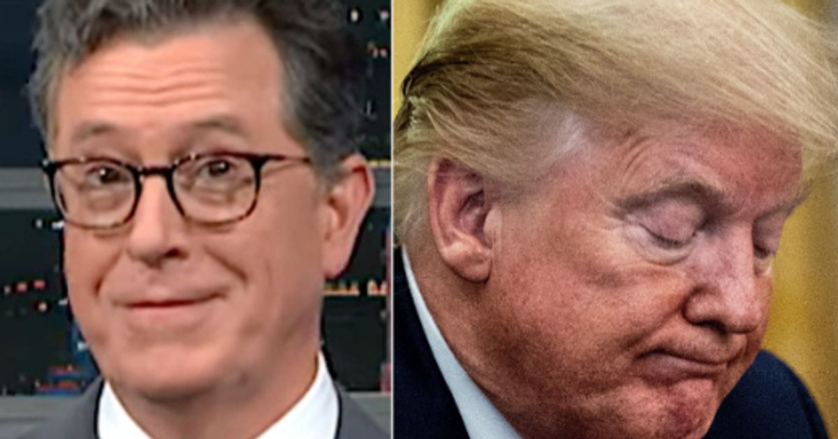 Stephen Colbert Spots The Kinkiest Part Of Trumps Latest Legal Argument