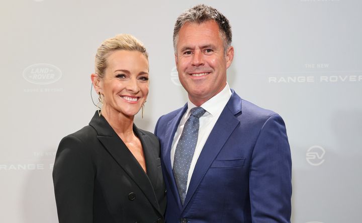 Gabby and Kenny Logan pictured last October