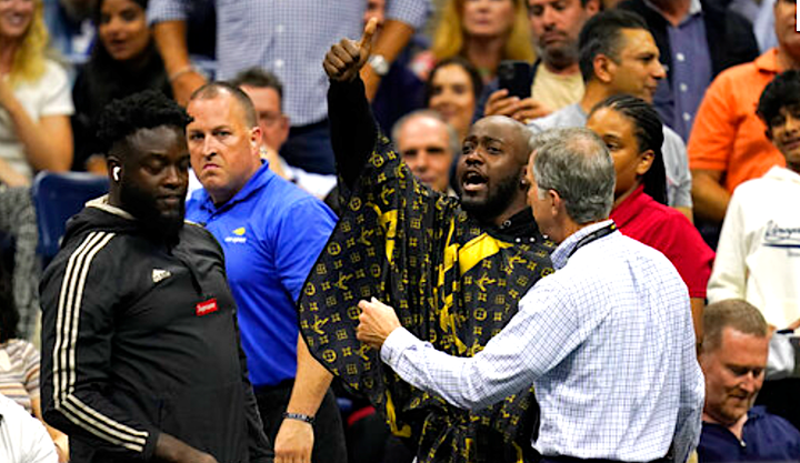 Fans at the U.S. Open get ejected after their haircut stunt.