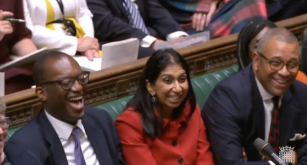 Tory frontbenchers were cracking up at May's observation