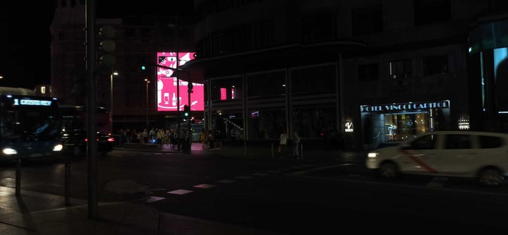 Otra zona de Gran Vía cercana a Callao.