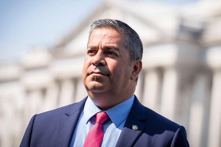 Sen. Ben Ray Lujan (D-N.M.), shown here at an Aug. 2 news conference at the U.S. Capitol, said he offered support to John Fetterman after the Pennsylvanian's stroke.