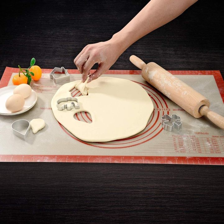 Use the map as a place to roll dough or cut fun shapes.