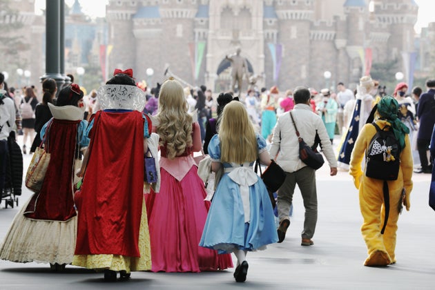 東京ディズニーランドでのハロウィーン仮装(2021年撮影)