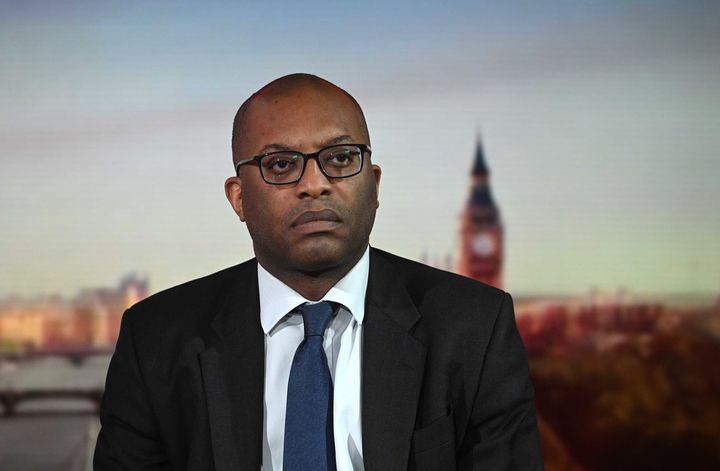 For use in UK, Ireland or Benelux countries only BBC handout photo of Business Secretary Kwasi Kwarteng before appearing on the BBC1 current affairs programme, Sunday Morning. Picture date: Sunday February 6, 2022.
