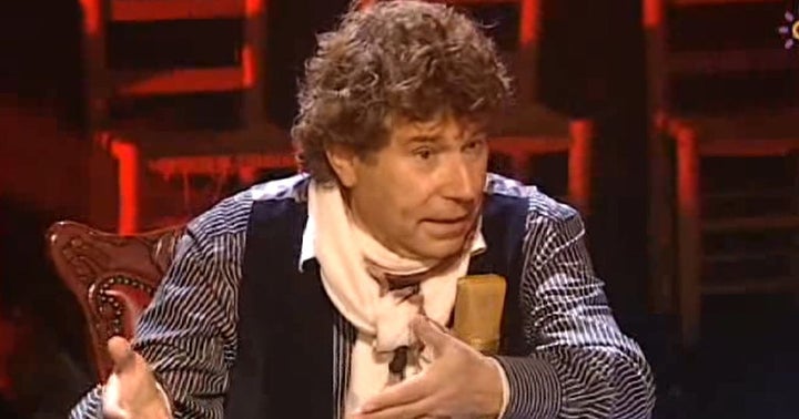 Jesús Quintero, conocido como 'El loco de la colina', en su programa 'Los ratones coloraos'.
