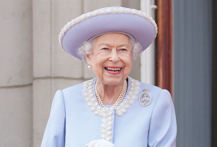 The Queen during her Platinum Jubilee celebrations back in June