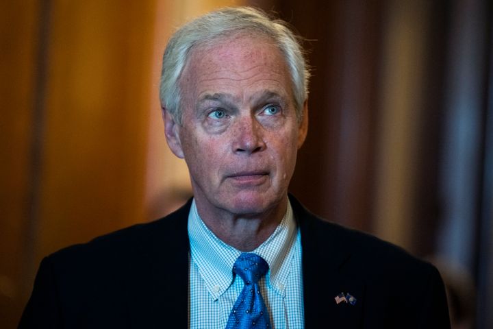 Sen. Ron Johnson (R-Wis.), who has admitted to playing a role in trying to falsify the Electoral College results in 2020, said people who love America should vote for him for reelection.