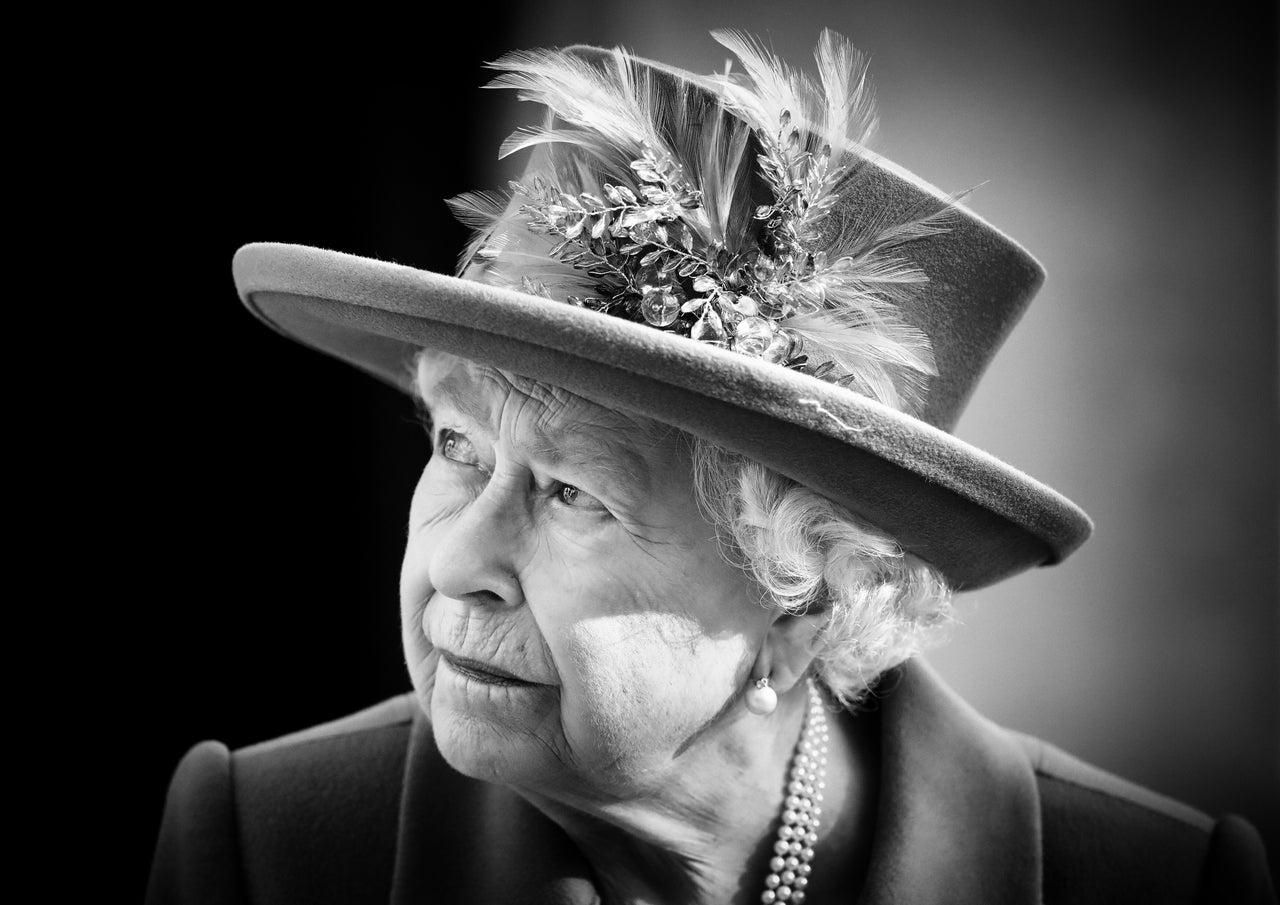 Queen Elizabeth II visits Watergate House to mark the centenary of GCHQ (Government Communications Headquarters), the UK's Intelligence, Security and Cyber Agency on February 14, 2019 in London. 