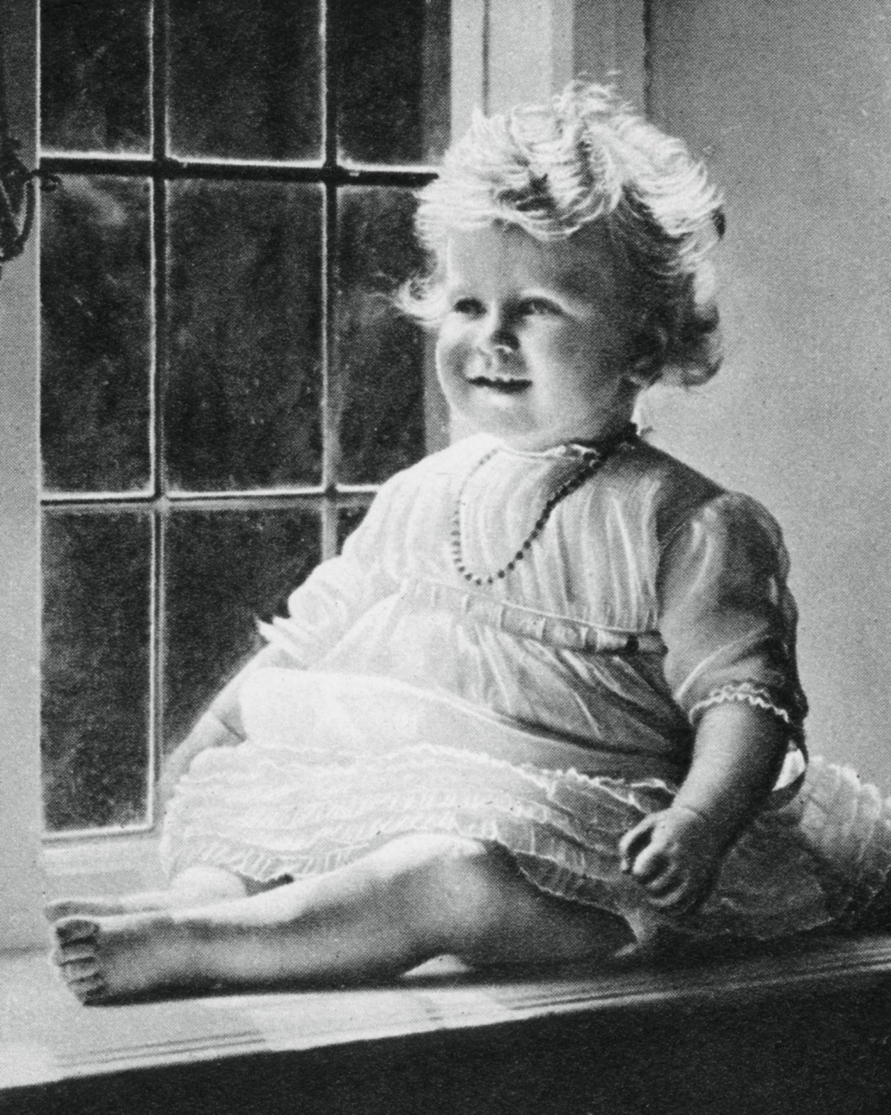 Princess Elizabeth at St Paul's Walden Bury in 1927.