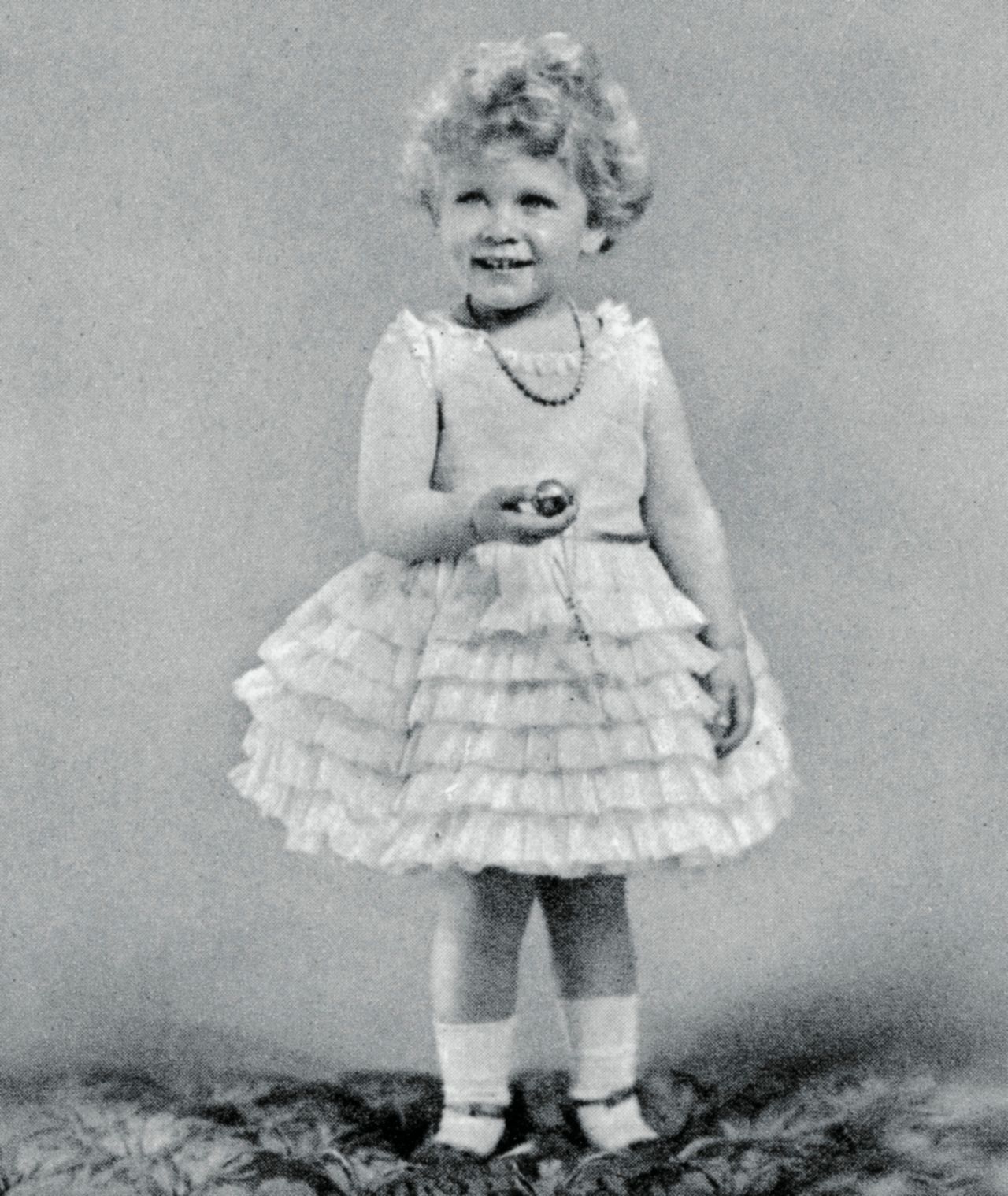 Princess Elizabeth at age 2 in 1928.