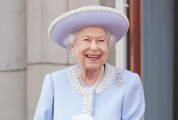 La Reina durante las celebraciones de su Jubileo de Platino en junio.