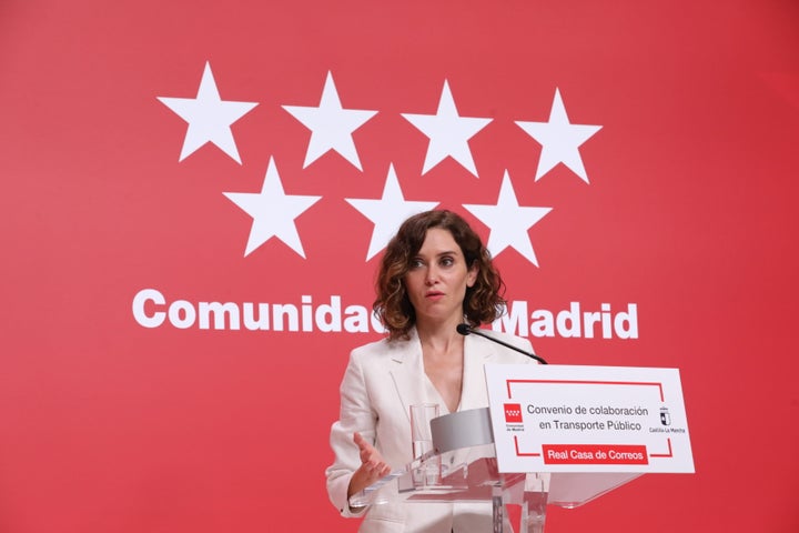 La presidenta de la Comunidad de Madrid, Isabel Díaz Ayuso.
