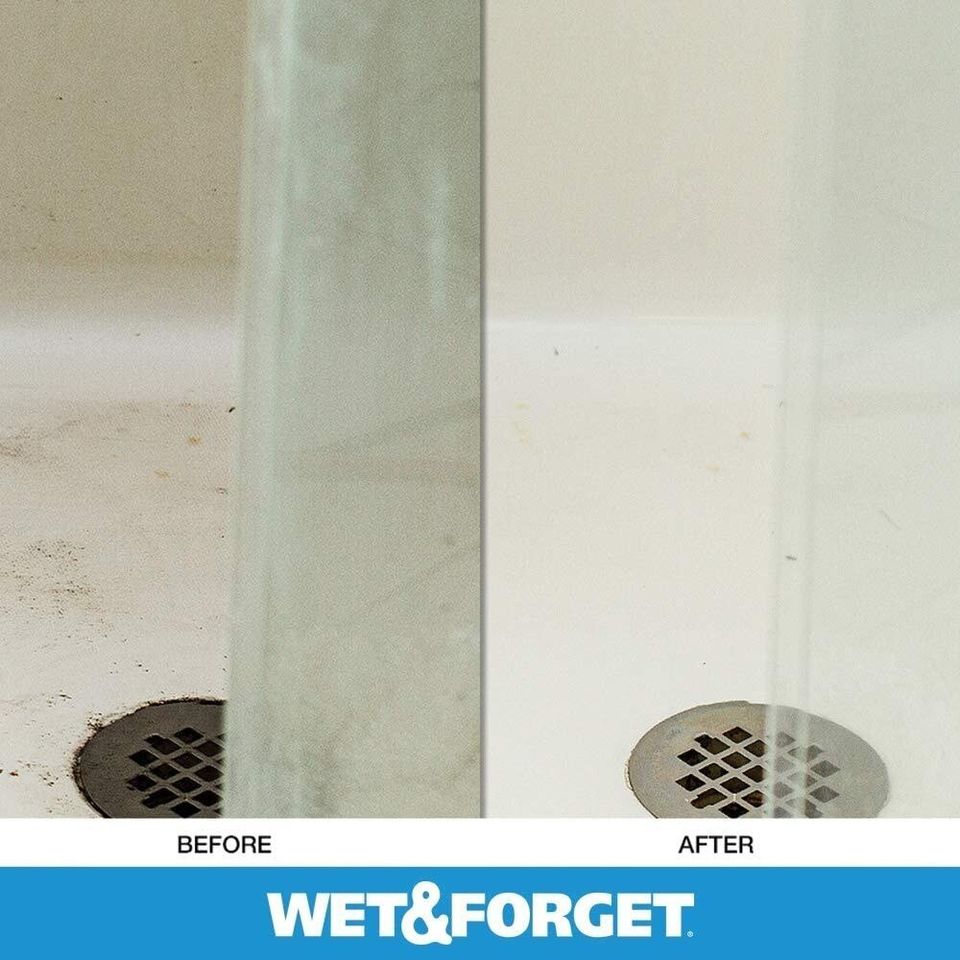 A bleach-free, no-scrub weekly shower spray that prevents grime buildup