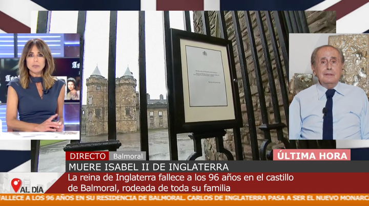 Jaime Peñafiel en 'Cuatro al día'.