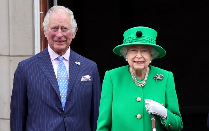 Carlos y su madre, el pasado 5 de junio en Londres, durante los actos del último jubileo.