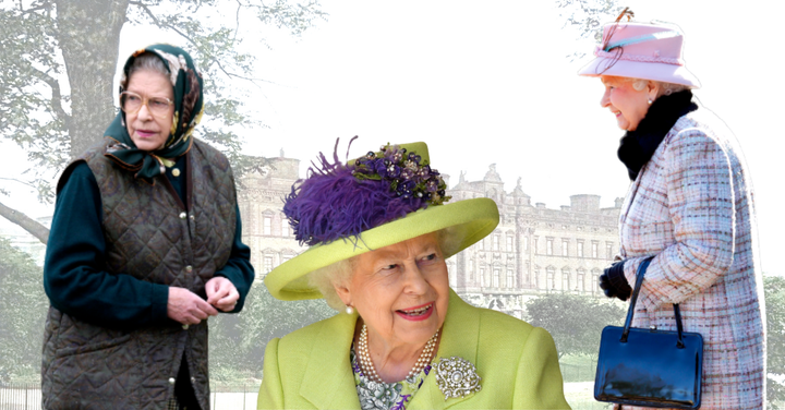 Isabel II, con sus 'uniformes'.