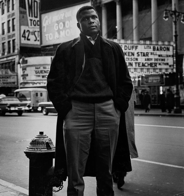 An archival image of Sidney Poitier in "Sidney."