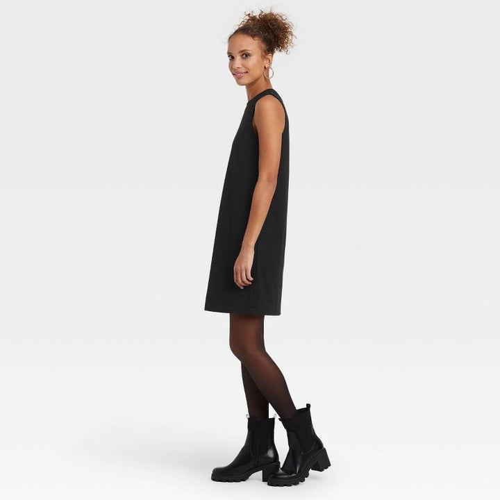 Black shift best sale dress target