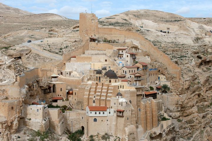Monasterio de Mar Saba en la Cisjordania ocupada.