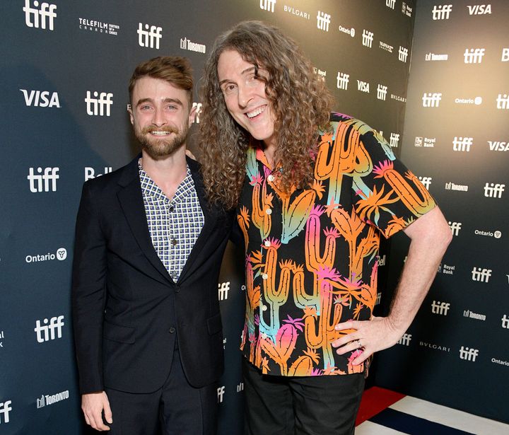 Radcliffe (left) said Yankovic (right) was an "incredibly sweet, kind person."