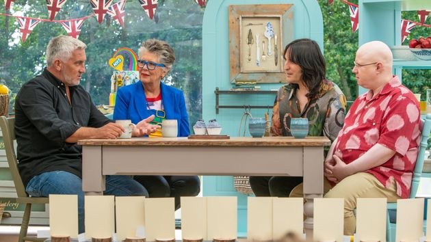 Bake Off stars Paul Hollywood, Prue Leith, Noel Fielding and Matt Lucas